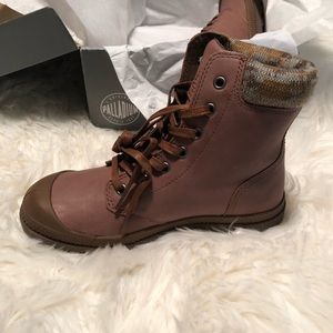 Palladium Boots New Size 6 Euro 37 Pampa Hi Knit LP